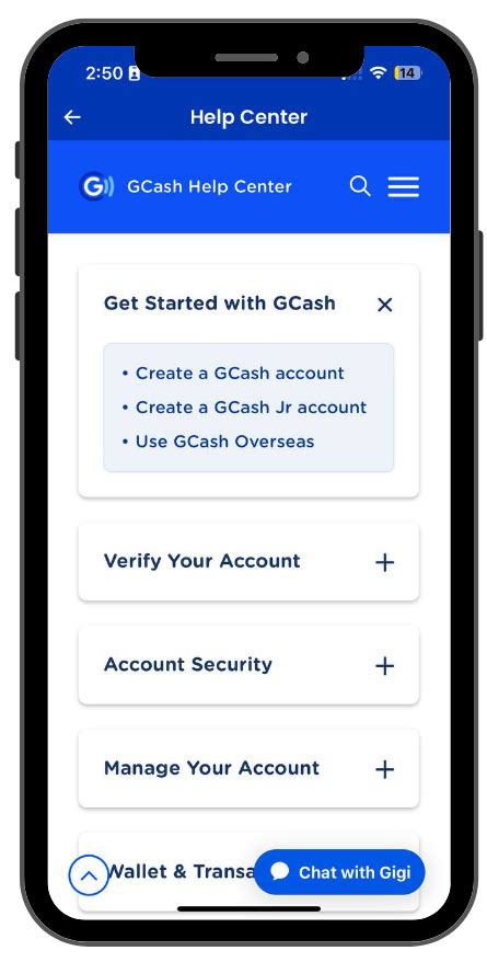 gcash help center submit a ticket